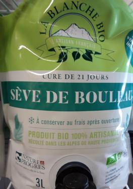 Cure de sève de bouleau fraîche