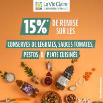 Promotion sur les conserves et plats cuisinés - Novembre 2025 - La Vie Claire Albert