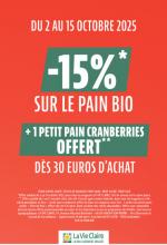 Promotion sur le rayon des Pains - La Vie Claire Albert